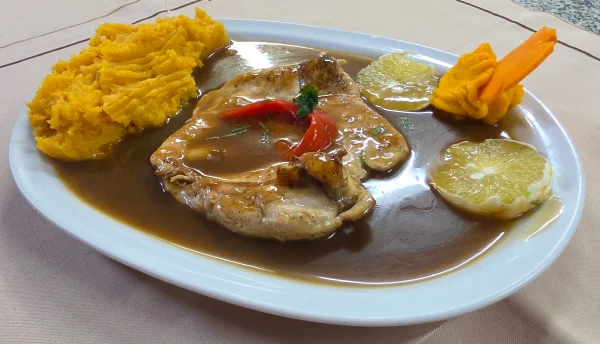 Pechuguita de pollo a la naranja